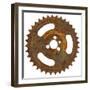 Rusty Fine Tooth Gear-Retroplanet-Framed Giclee Print