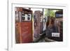 Rusty Gas Pumps And Car-Mark Williamson-Framed Photographic Print