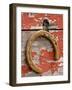 Rusty Horseshoe Hanging, Ponderosa Ranch, Seneca, Oregon, USA-Wendy Kaveney-Framed Photographic Print