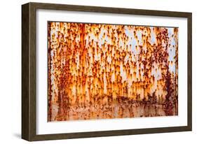 Rusty Iron Wall-smuay-Framed Art Print