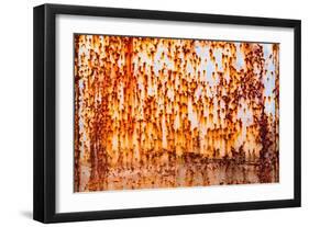 Rusty Iron Wall-smuay-Framed Art Print