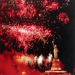 Statue of Liberty Fourth of July-Rusty Kennedy-Stretched Canvas