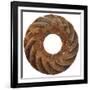 Rusty Large Spiral Gear-Retroplanet-Framed Giclee Print