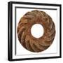 Rusty Large Spiral Gear-Retroplanet-Framed Giclee Print