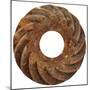 Rusty Large Spiral Gear-Retroplanet-Mounted Giclee Print