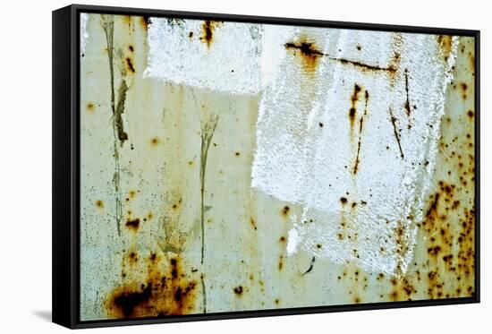 Rusty Old Metal Texture-oriontrail2-Framed Stretched Canvas