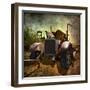 Rusty Old Truck in America-Salvatore Elia-Framed Photographic Print