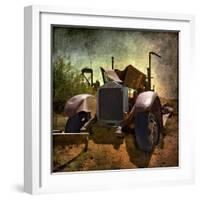 Rusty Old Truck in America-Salvatore Elia-Framed Photographic Print