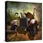 Rusty Old Truck in America-Salvatore Elia-Stretched Canvas