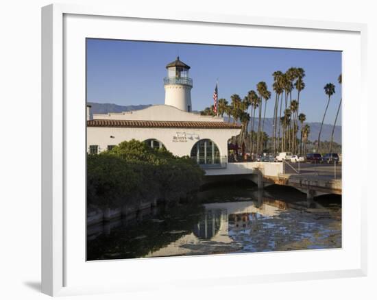 Rusty's Pizza Parlor, Cabrillo Boulevard, Santa Barbara Harbor, California-Richard Cummins-Framed Photographic Print