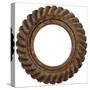 Rusty Small Spiral Gear-Retroplanet-Stretched Canvas