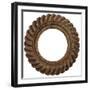 Rusty Small Spiral Gear-Retroplanet-Framed Giclee Print