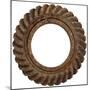 Rusty Small Spiral Gear-Retroplanet-Mounted Giclee Print