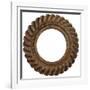 Rusty Small Spiral Gear-Retroplanet-Framed Giclee Print