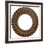 Rusty Small Spiral Gear-Retroplanet-Framed Giclee Print