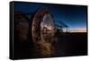 Rusty Train Relics in the Train Graveyard in Uyuni at Sunset-Alex Saberi-Framed Stretched Canvas