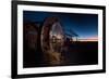 Rusty Train Relics in the Train Graveyard in Uyuni at Sunset-Alex Saberi-Framed Photographic Print