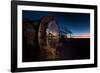 Rusty Train Relics in the Train Graveyard in Uyuni at Sunset-Alex Saberi-Framed Photographic Print