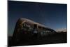 Rusty Train Relics in the Train Graveyard in Uyuni-Alex Saberi-Mounted Premium Photographic Print