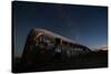 Rusty Train Relics in the Train Graveyard in Uyuni-Alex Saberi-Stretched Canvas