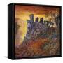 Rusty Train-Bill Bell-Framed Stretched Canvas