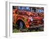 Rusty Trucks at Old Car City, Georgia, USA-Joanne Wells-Framed Photographic Print