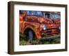 Rusty Trucks at Old Car City, Georgia, USA-Joanne Wells-Framed Photographic Print