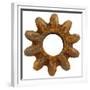 Rusty Wide Tooth Gear-Retroplanet-Framed Giclee Print