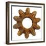 Rusty Wide Tooth Gear-Retroplanet-Framed Giclee Print