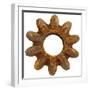 Rusty Wide Tooth Gear-Retroplanet-Framed Giclee Print