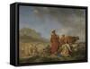 Ruth and Boas, Nicolaes Pietersz Berchem-Nicolaes Pietersz. Berchem-Framed Stretched Canvas