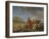 Ruth and Boas, Nicolaes Pietersz Berchem-Nicolaes Pietersz. Berchem-Framed Art Print