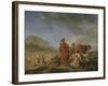 Ruth and Boas, Nicolaes Pietersz Berchem-Nicolaes Pietersz. Berchem-Framed Art Print