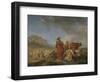 Ruth and Boas, Nicolaes Pietersz Berchem-Nicolaes Pietersz. Berchem-Framed Art Print