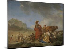 Ruth and Boas, Nicolaes Pietersz Berchem-Nicolaes Pietersz. Berchem-Mounted Art Print