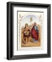 Ruth and Boaz-English School-Framed Giclee Print