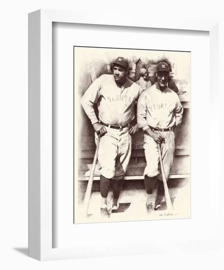 Ruth and Gehrig-Allen Friedlander-Framed Premium Giclee Print