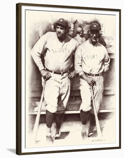 Ruth and Gehrig-Allen Friedlander-Framed Premium Giclee Print