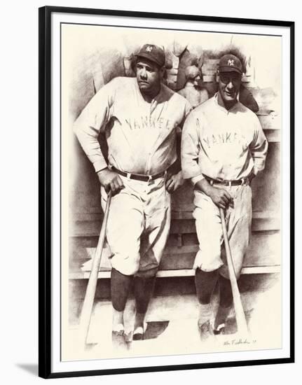 Ruth and Gehrig-Allen Friedlander-Framed Premium Giclee Print