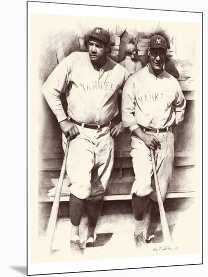 Ruth and Gehrig-Allen Friedlander-Mounted Art Print