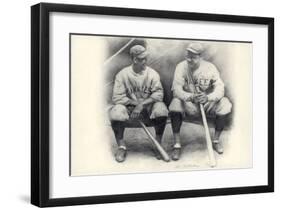 Ruth and Gehrig-Allen Friedlander-Framed Art Print