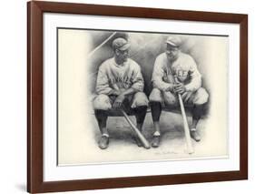 Ruth and Gehrig-Allen Friedlander-Framed Art Print