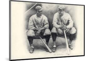 Ruth and Gehrig-Allen Friedlander-Mounted Art Print