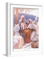 Ruth and Naomi-Arthur A. Dixon-Framed Giclee Print