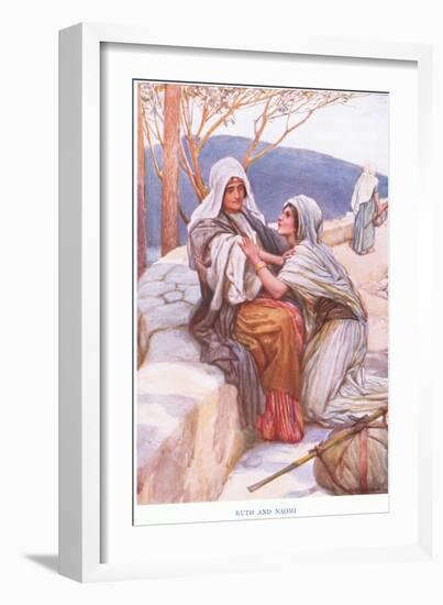 Ruth and Naomi-Arthur A. Dixon-Framed Giclee Print