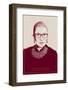 Ruth Bader Ginsburg - The Notorious RBG (Red)-null-Framed Photographic Print