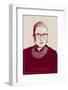 Ruth Bader Ginsburg - The Notorious RBG (Red)-null-Framed Photographic Print