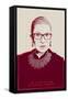 Ruth Bader Ginsburg - The Notorious RBG (Red)-null-Framed Stretched Canvas