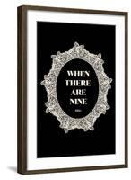 Ruth Bader Ginsburg - When There Are Nine-null-Framed Art Print