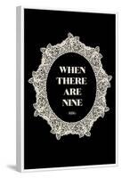 Ruth Bader Ginsburg - When There Are Nine-null-Framed Art Print